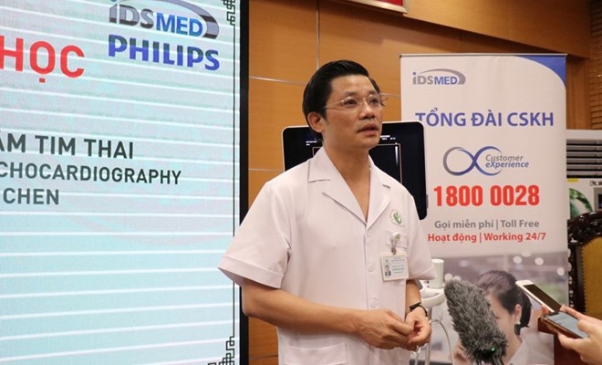 benh vien dau tien tai phat hien bat thuong thai nhi giai doan som nho su dung may sieu am hien dai