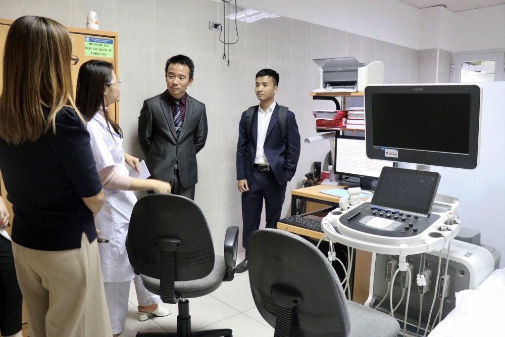 benh vien dau tien tai phat hien bat thuong thai nhi giai doan som nho su dung may sieu am hien dai